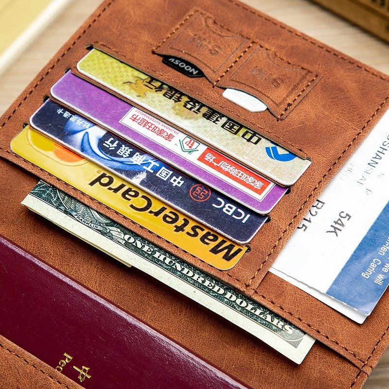 Carteira Porta Passaporte e Documentos Completa Cartões